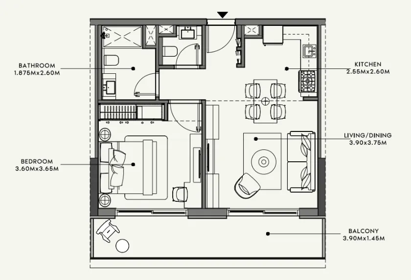 Azizi Azizi Venice floor plan