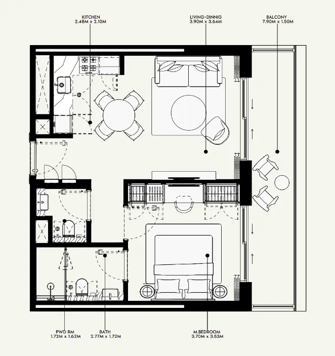 Azizi Azizi Venice floor plan