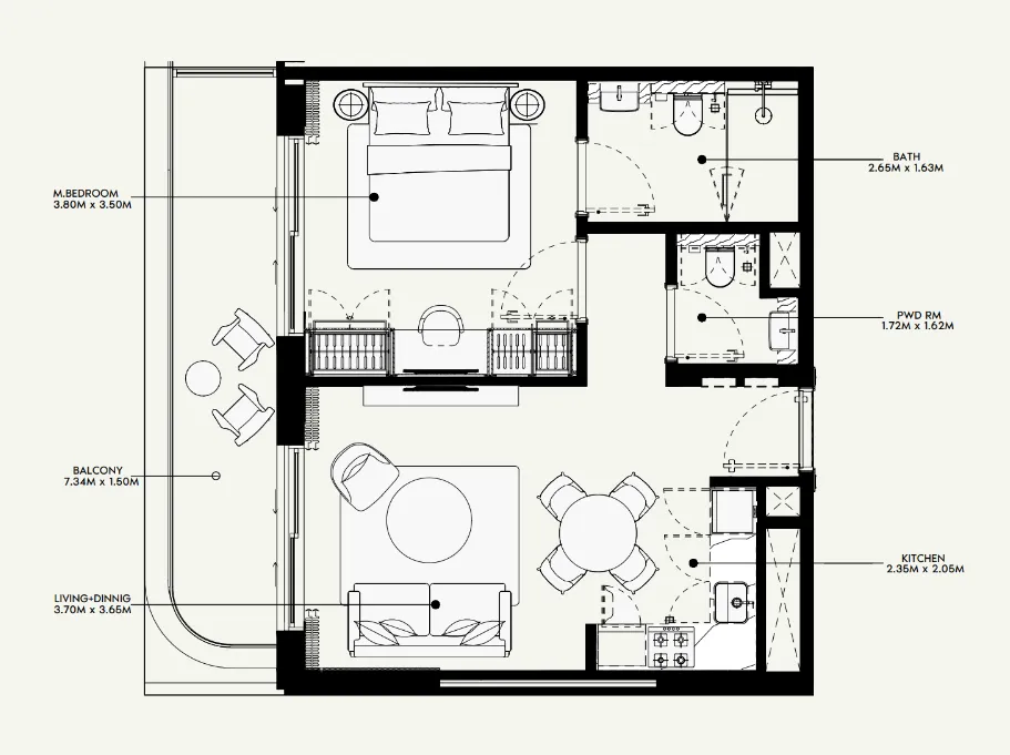 Azizi Azizi Venice floor plan