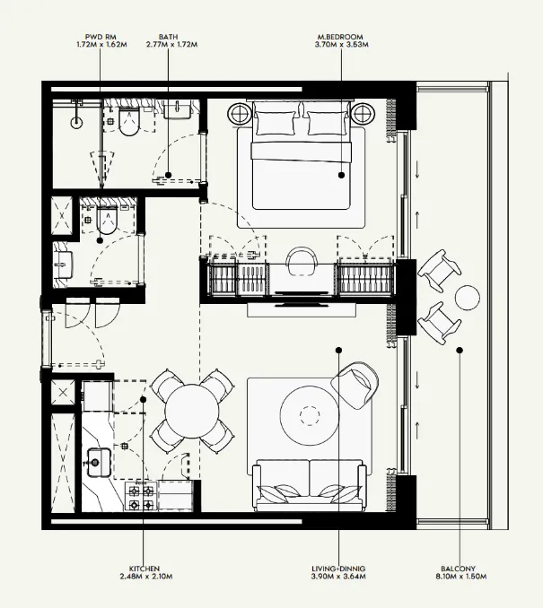 Azizi Azizi Venice floor plan