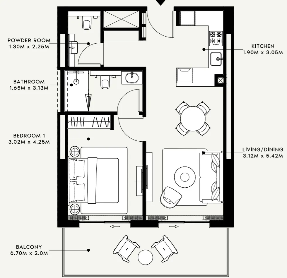 Azizi Azizi Venice floor plan