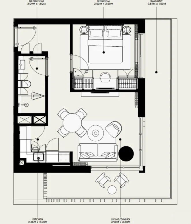 Azizi Azizi Venice floor plan