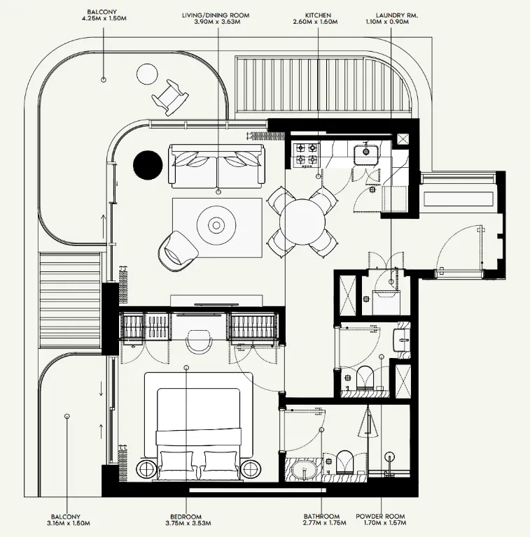 Azizi Azizi Venice floor plan