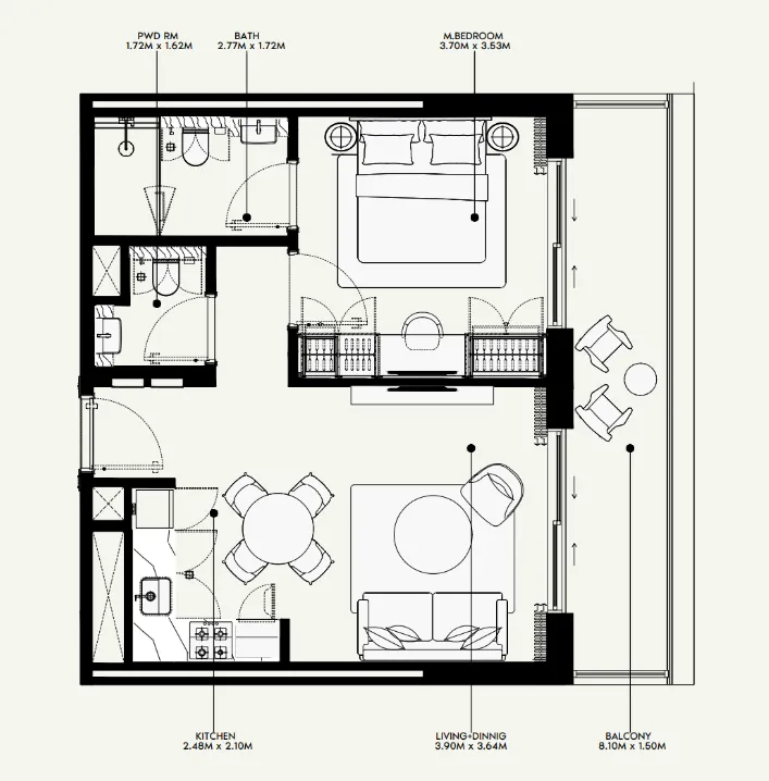 Azizi Azizi Venice floor plan