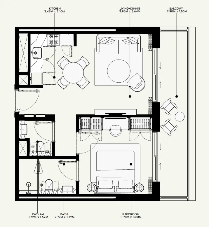 Azizi Azizi Venice floor plan