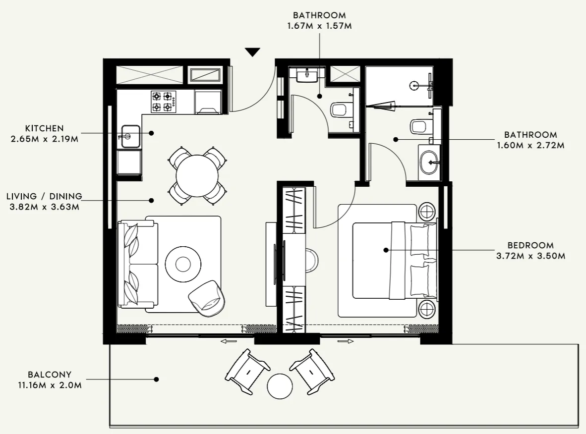 Azizi Azizi Venice floor plan