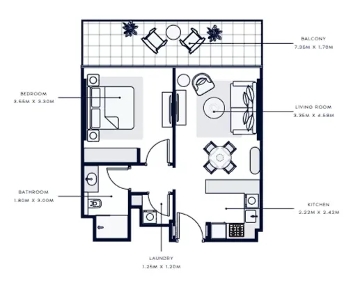Azizi Azizi Venice floor plan
