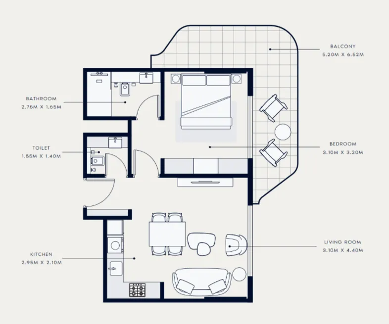 Azizi Azizi Venice floor plan