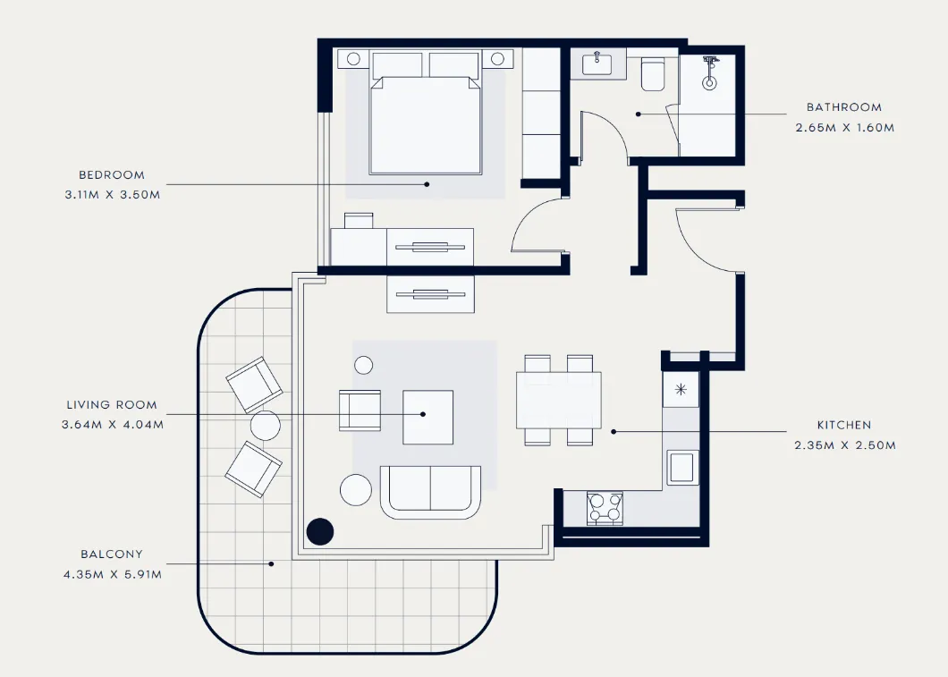 Azizi Azizi Venice floor plan
