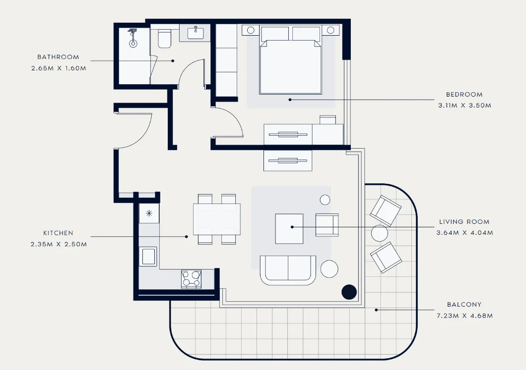 Azizi Azizi Venice floor plan