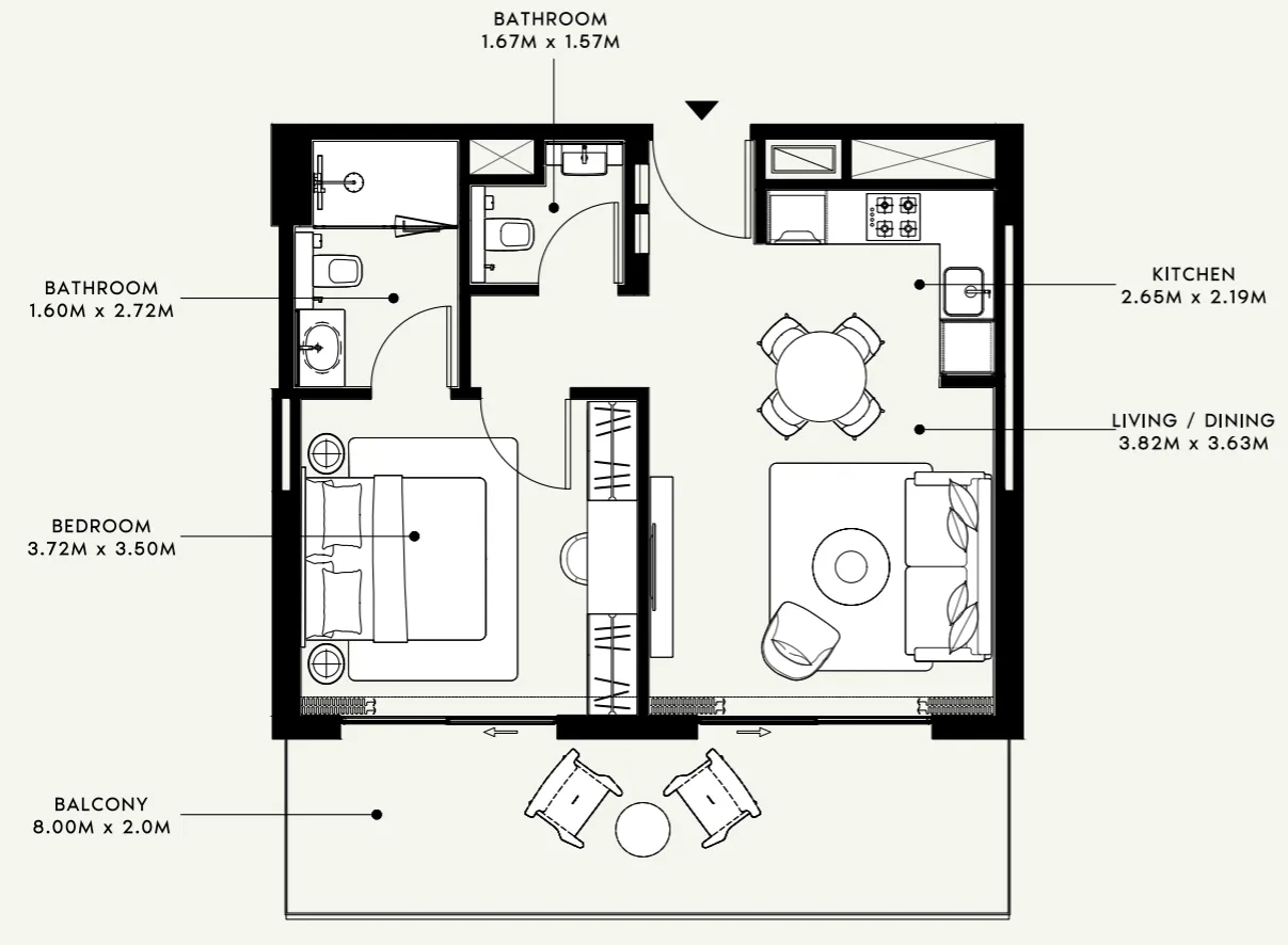Azizi Azizi Venice floor plan