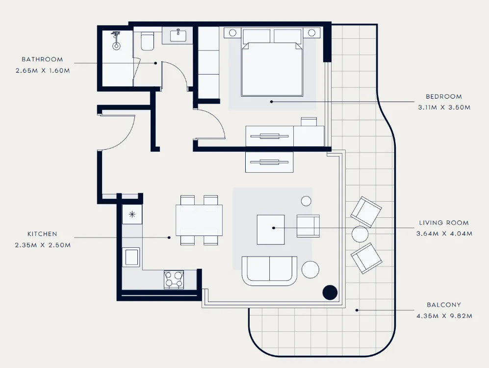 Azizi Azizi Venice floor plan