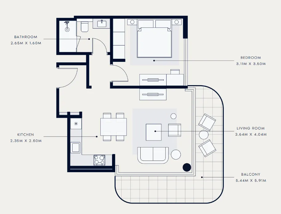 Azizi Azizi Venice floor plan