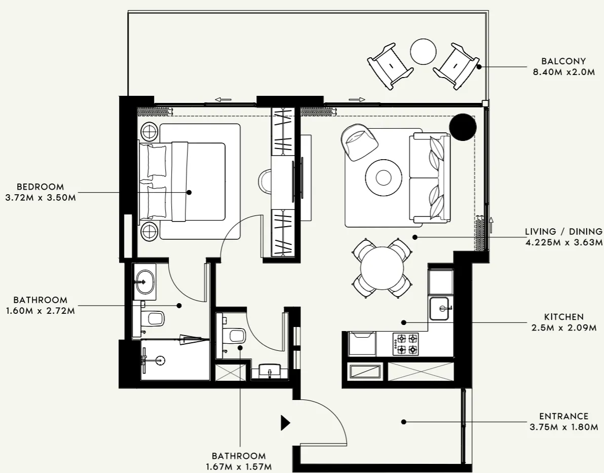 Azizi Azizi Venice floor plan