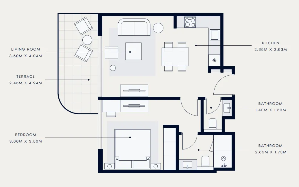Azizi Azizi Venice floor plan
