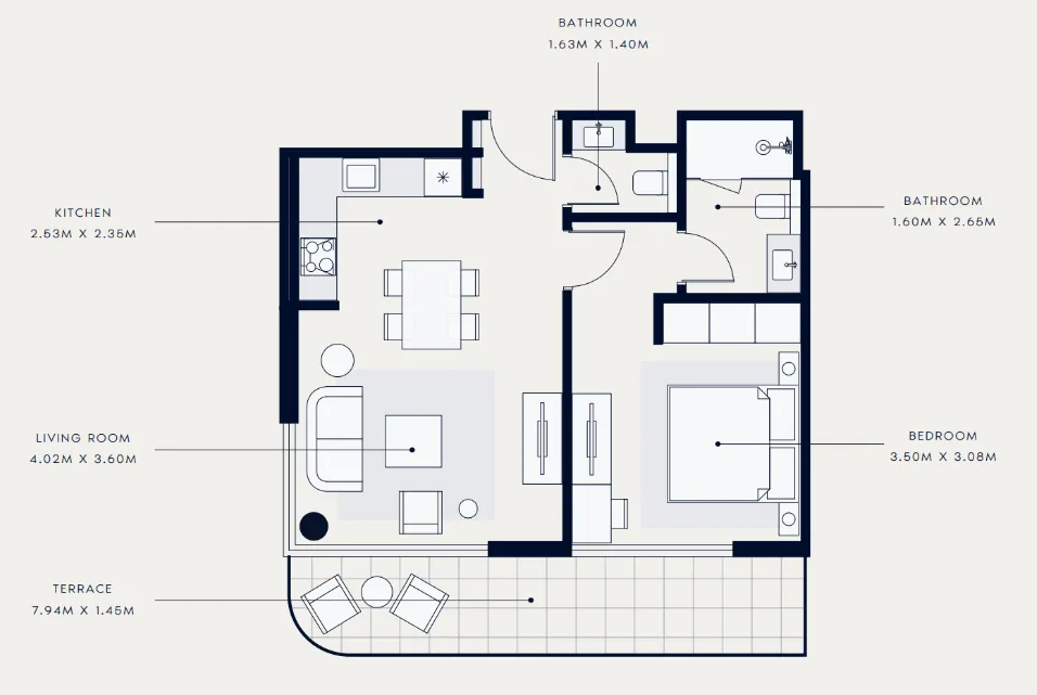 Azizi Azizi Venice floor plan