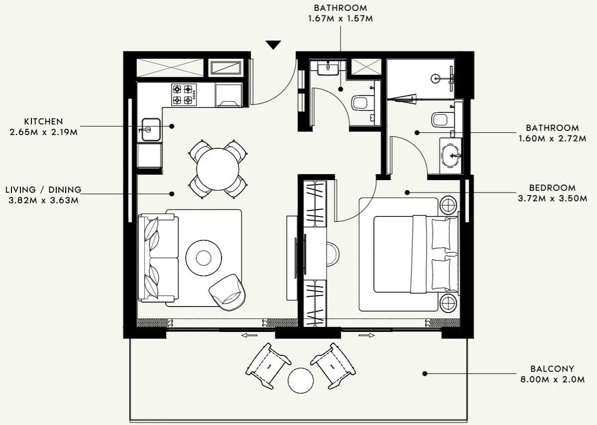 Azizi Azizi Venice floor plan