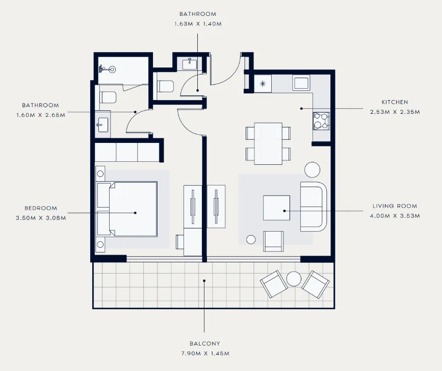 Azizi Azizi Venice floor plan