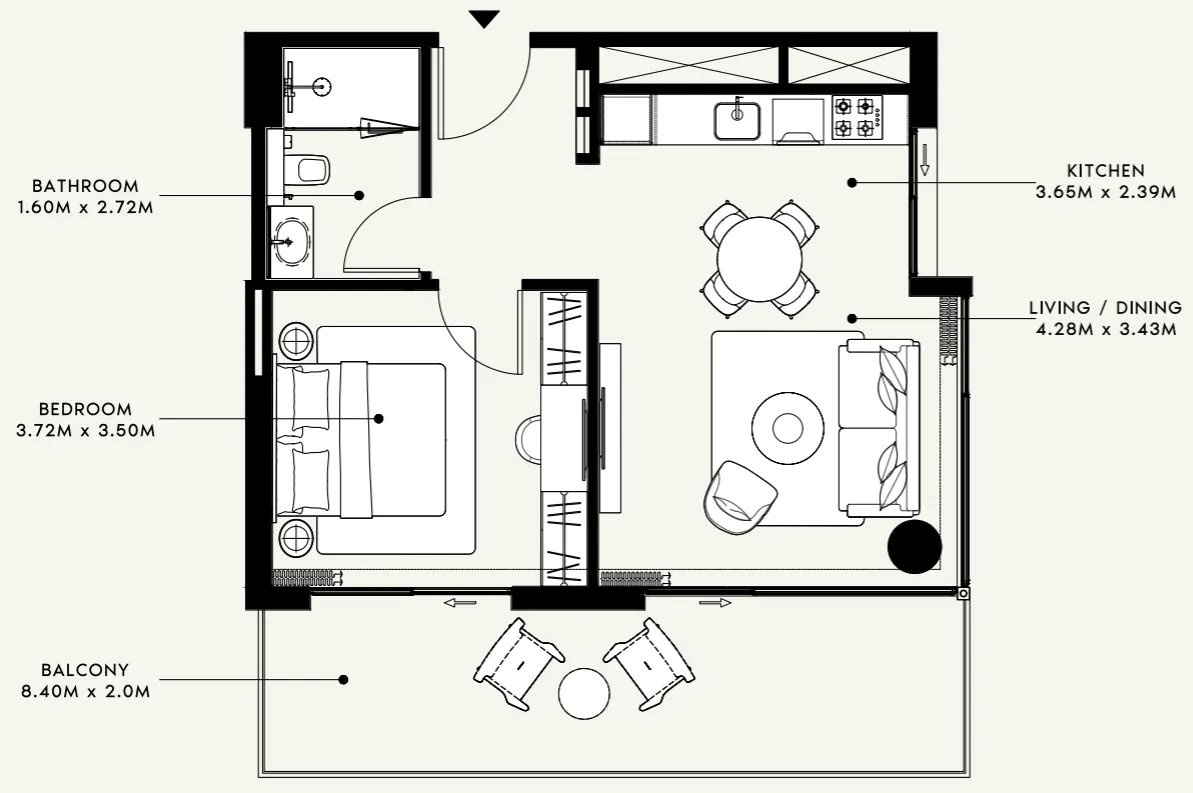 Azizi Azizi Venice floor plan