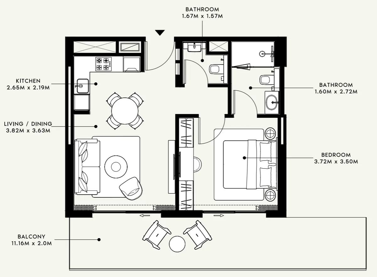 Azizi Azizi Venice floor plan