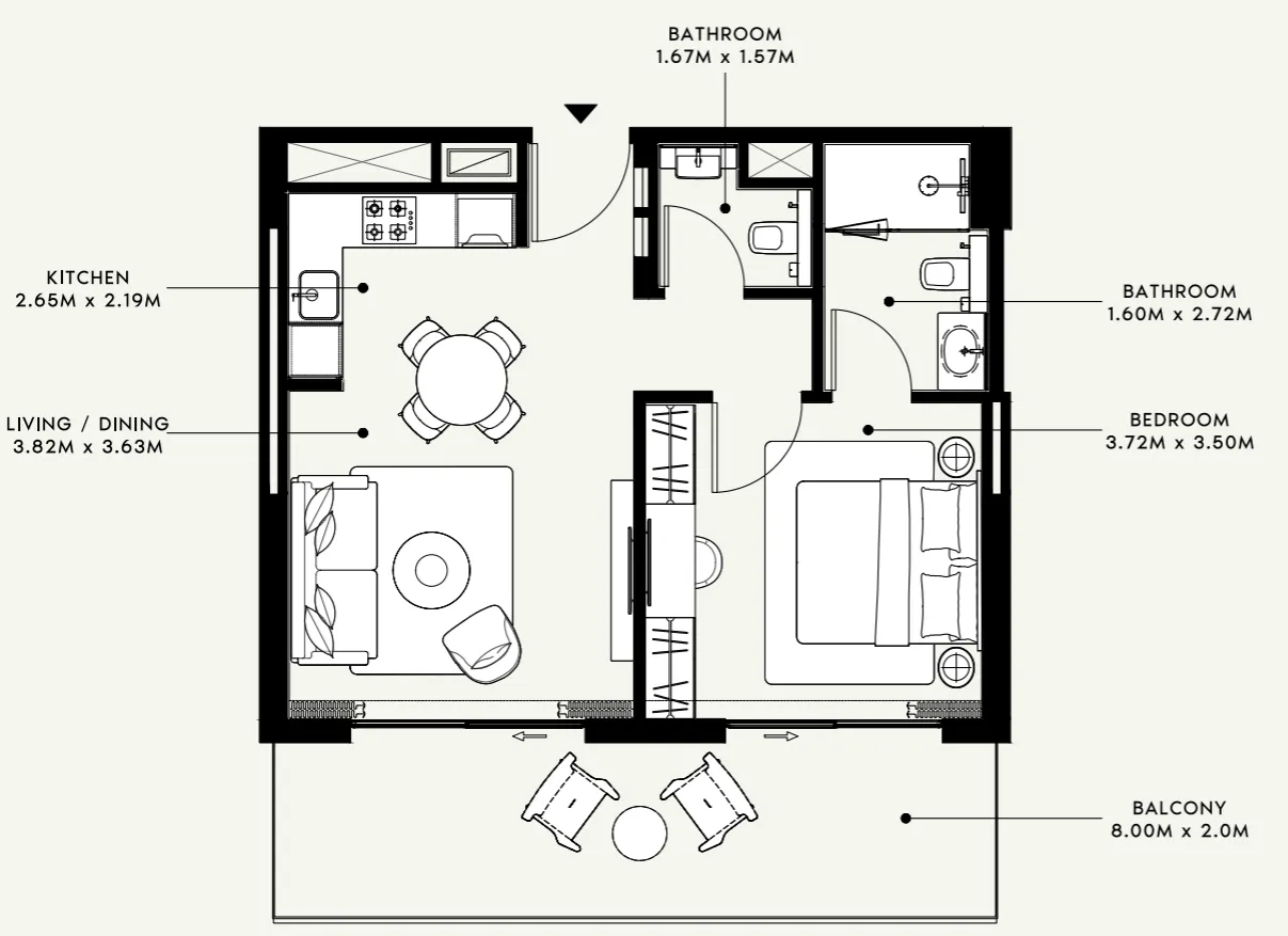 Azizi Azizi Venice floor plan