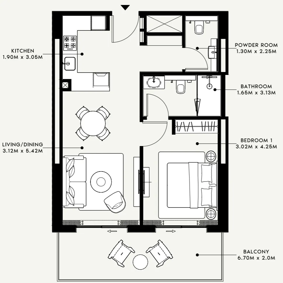 Azizi Azizi Venice floor plan