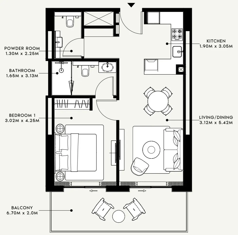 Azizi Azizi Venice floor plan