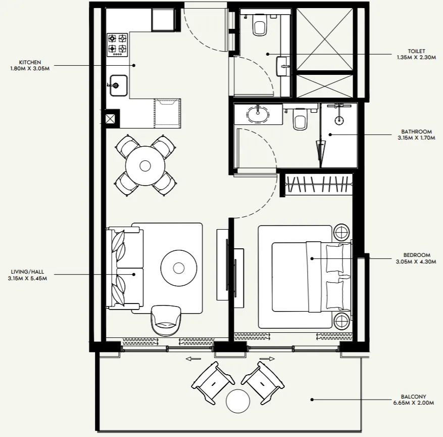 Azizi Azizi Venice floor plan