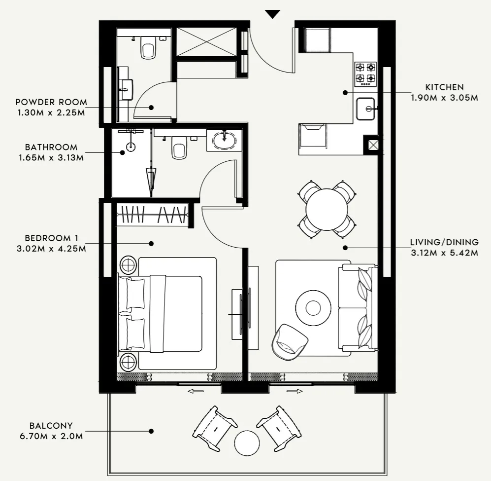 Azizi Azizi Venice floor plan