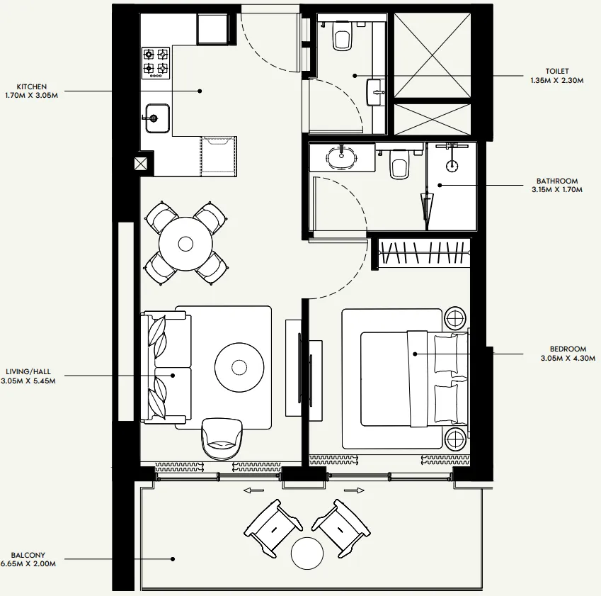 Azizi Azizi Venice floor plan