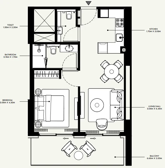 Azizi Azizi Venice floor plan