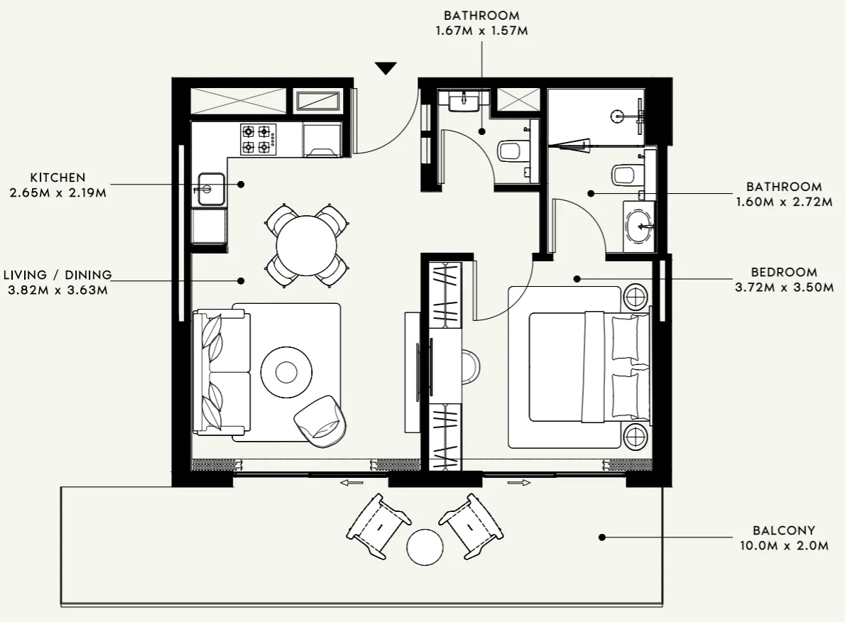 Azizi Azizi Venice floor plan