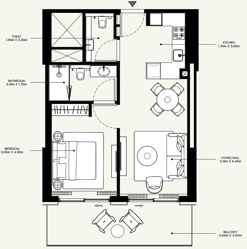 Azizi Azizi Venice floor plan