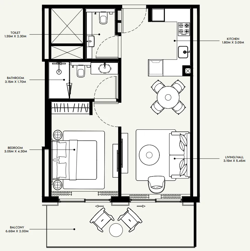 Azizi Azizi Venice floor plan