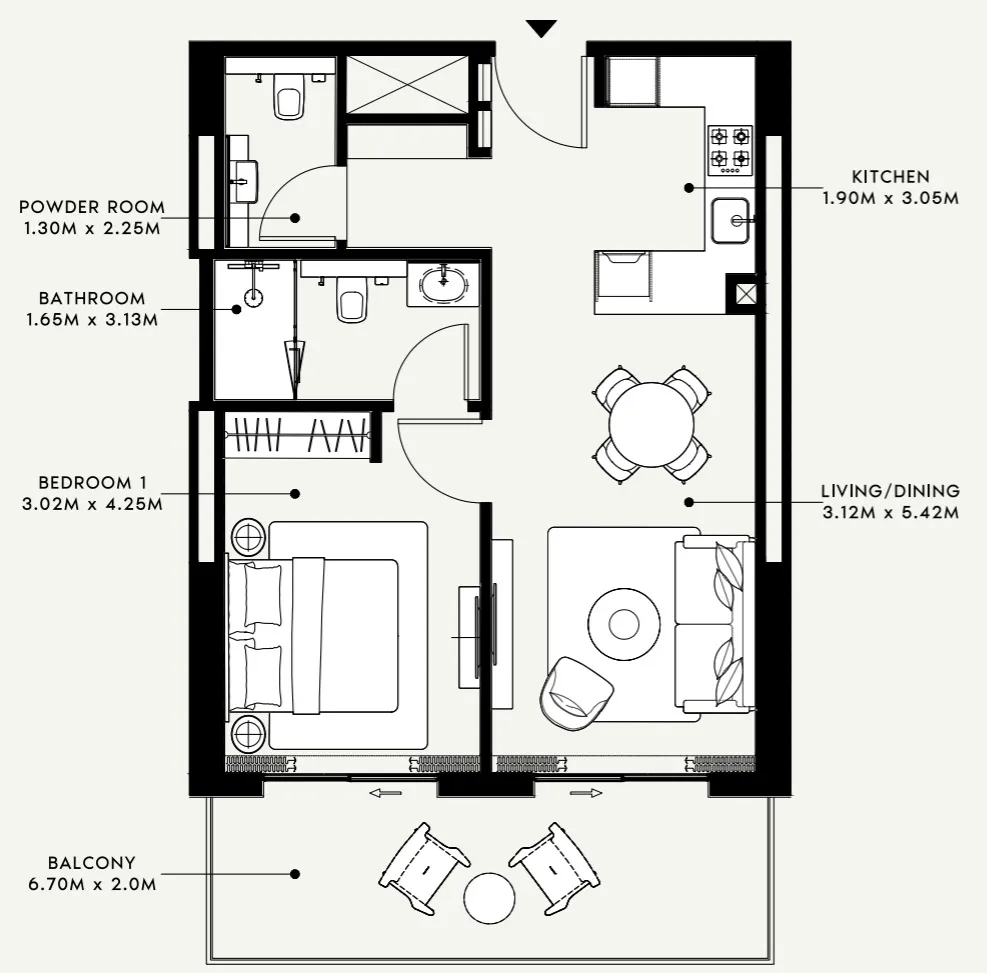 Azizi Azizi Venice floor plan