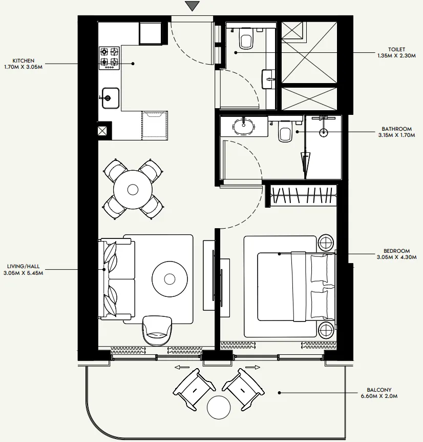 Azizi Azizi Venice floor plan