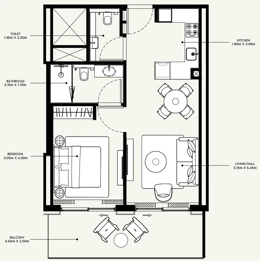 Azizi Azizi Venice floor plan