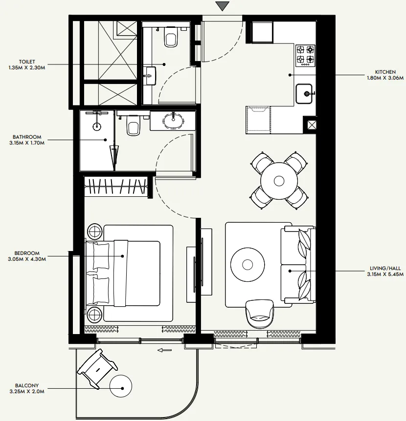 Azizi Azizi Venice floor plan