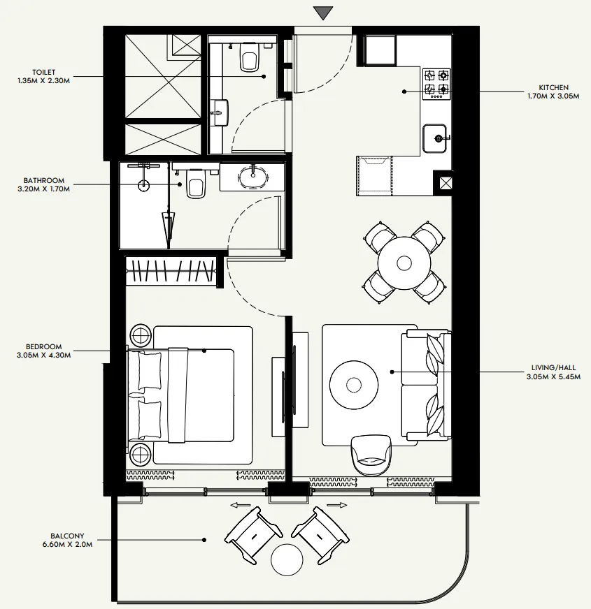 Azizi Azizi Venice floor plan