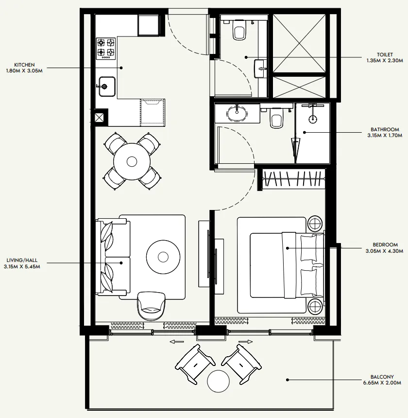 Azizi Azizi Venice floor plan