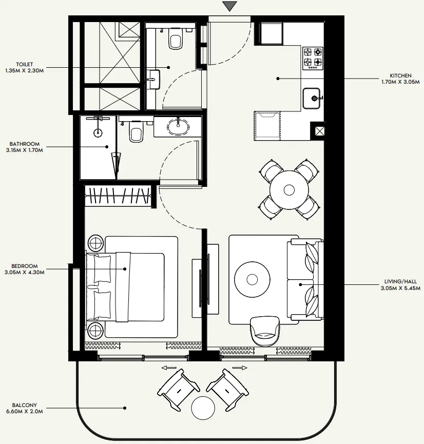 Azizi Azizi Venice floor plan