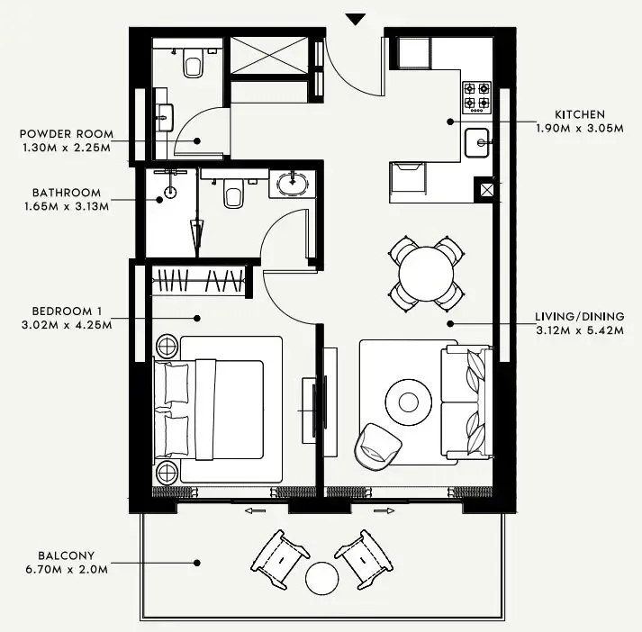 Azizi Azizi Venice floor plan