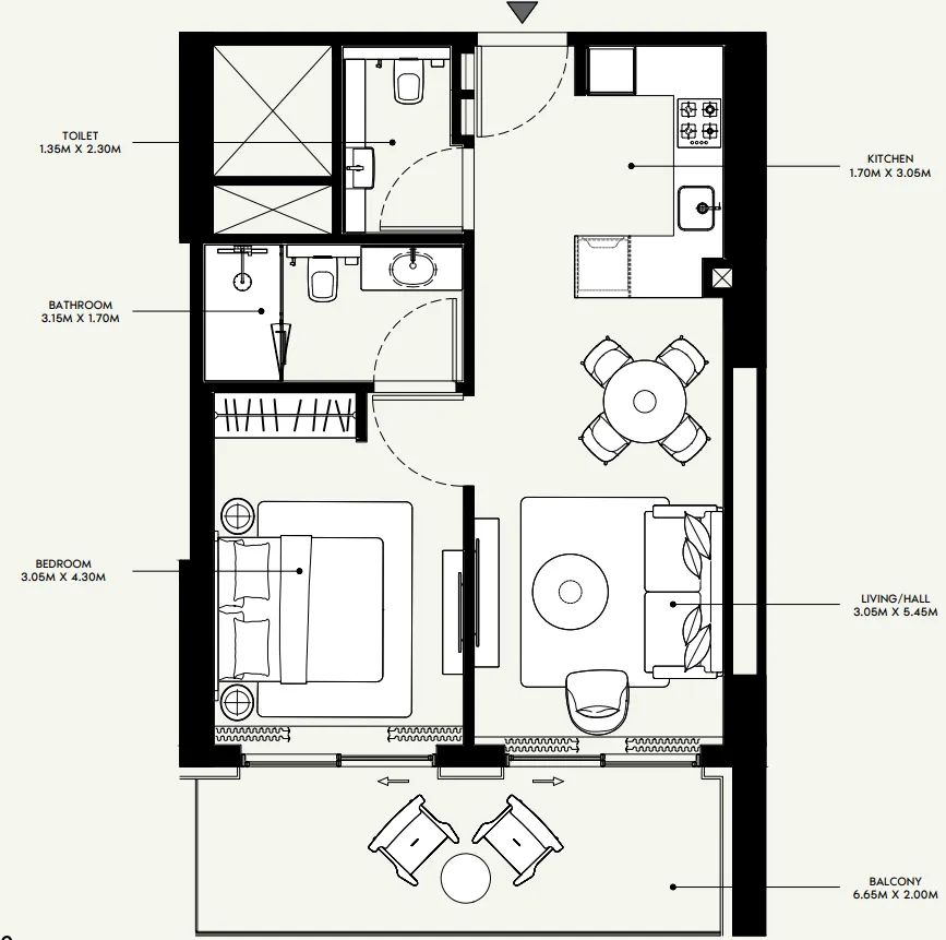 Azizi Azizi Venice floor plan