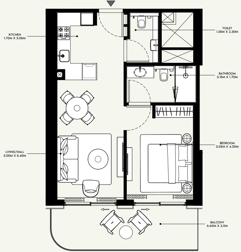 Azizi Azizi Venice floor plan
