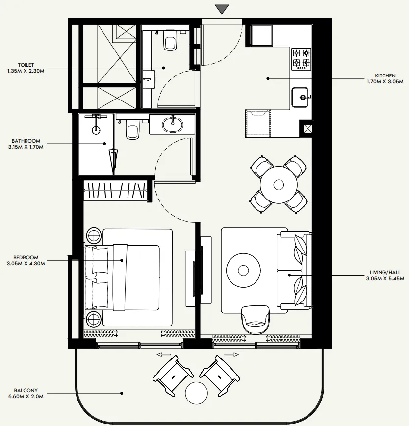 Azizi Azizi Venice floor plan