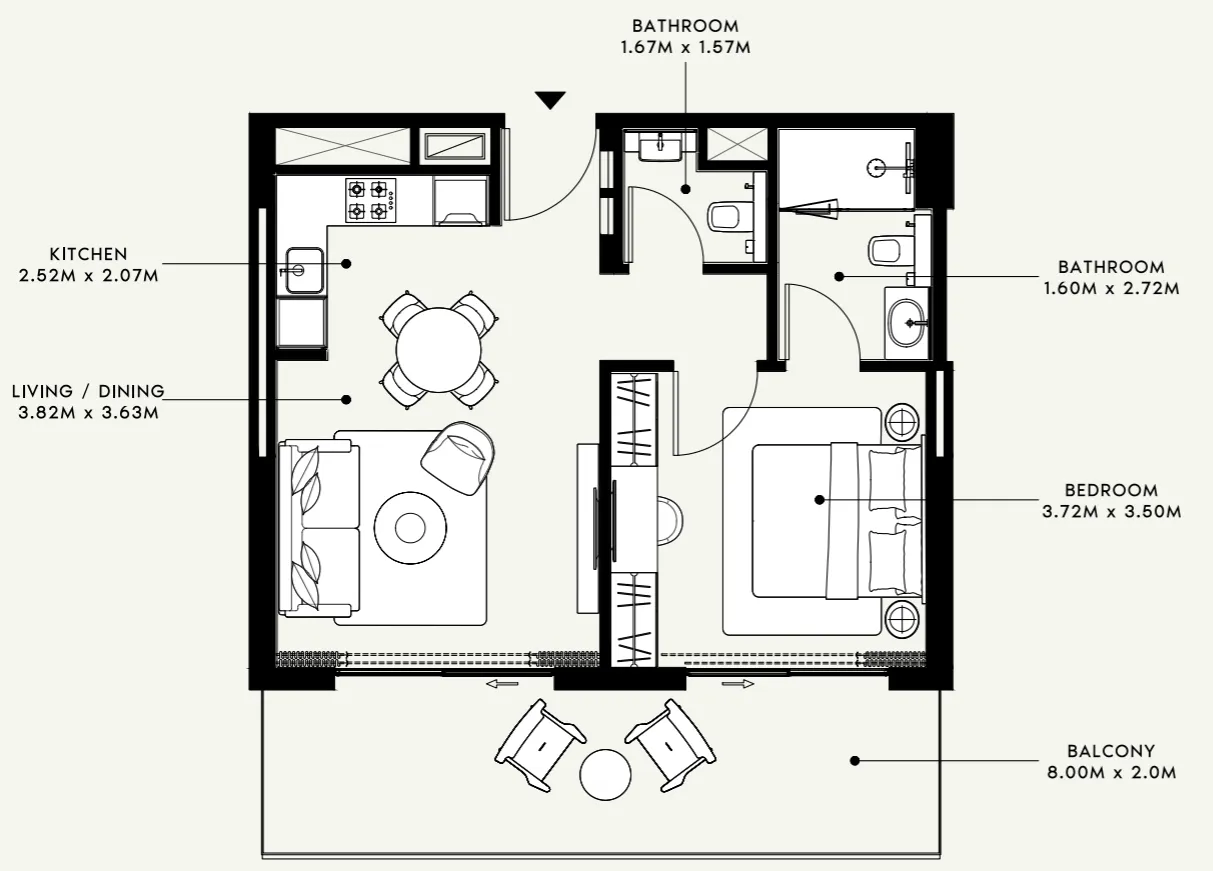 Azizi Azizi Venice floor plan