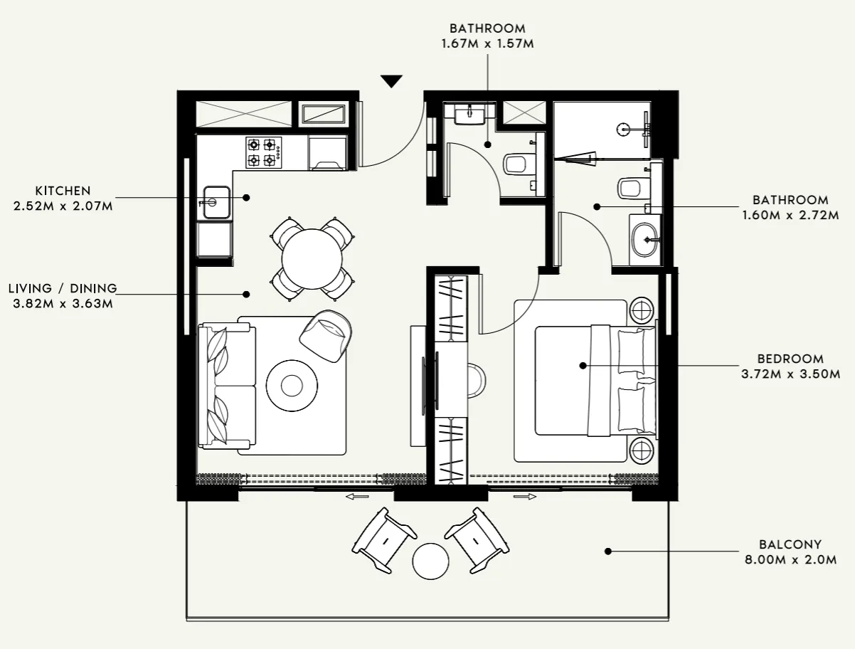 Azizi Azizi Venice floor plan