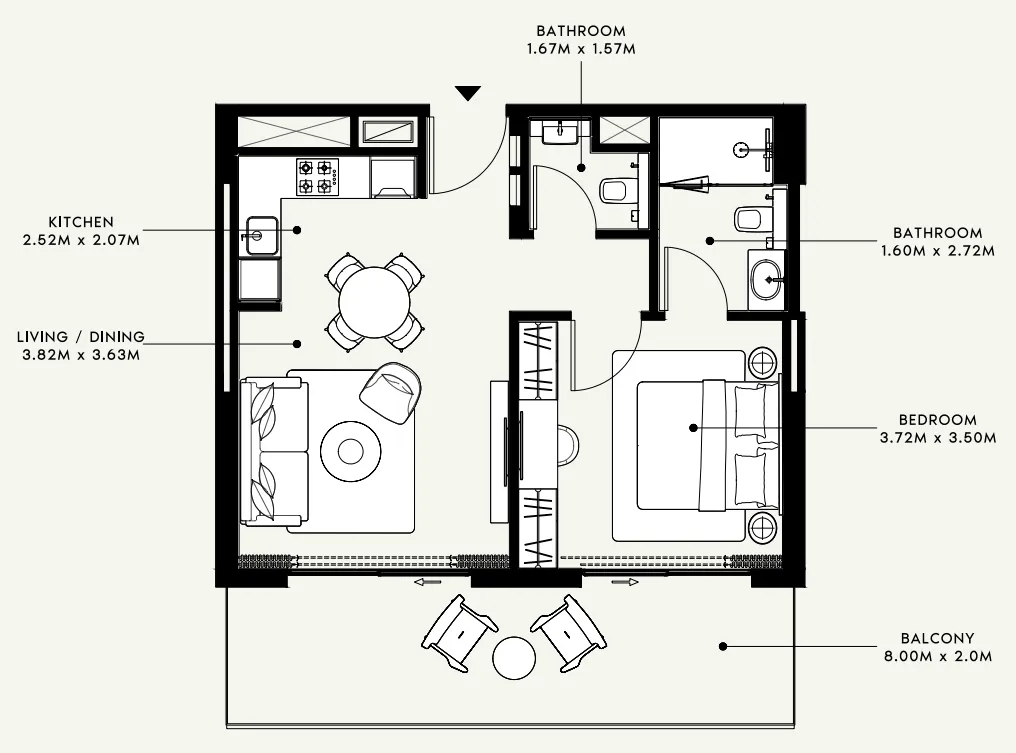 Azizi Azizi Venice floor plan