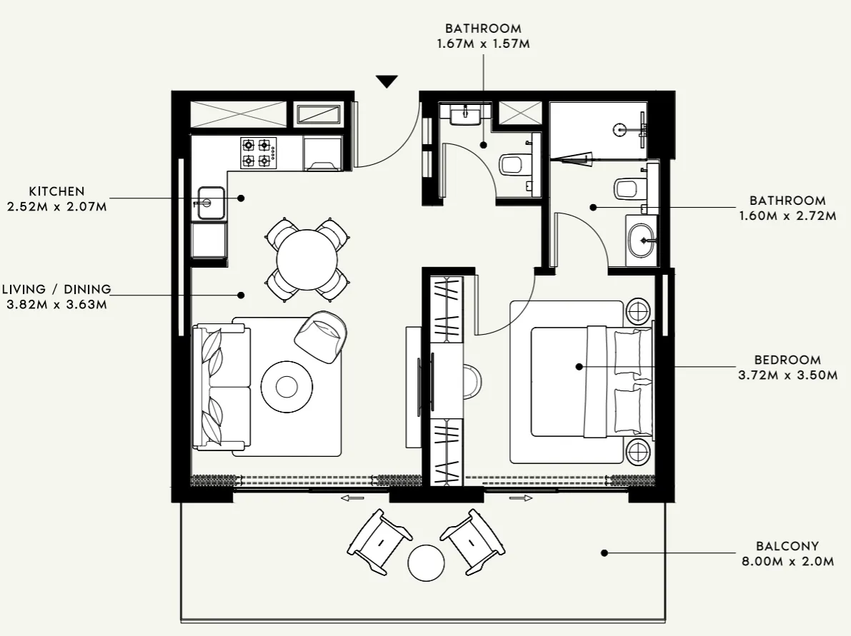 Azizi Azizi Venice floor plan