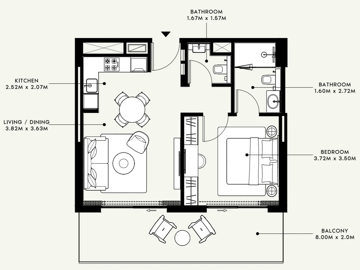 Azizi Azizi Venice floor plan